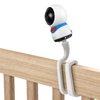Koroao Baby Monitor Mount for Boifun Baby 5s Camera, Versatile Flexible Twist Mount Without Tools or Wall Damage（White）