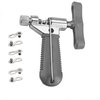 QKURT Bike Chain Splitter + 3 Pairs Bicycle Missing Link, Universal Bike Chain Cutter Breaker Tool With Chain Hook for 7 8 9 10 Speed Bicycle Chain Link Repair Removal/Install - Reusable Bicycle Tools