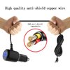 Car Charger for Garmin Nuvi, Garmin GPS Charger Cable,Mini USB Power Cord Cable Dual Port USB Vehicle Power Charging Cable Cord for Garmin Nuvi C255 Dashcam