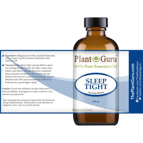 Sleep Tight Essential Oil Blend 4 oz. 100% Pure Undiluted Therapeutic Grade.
