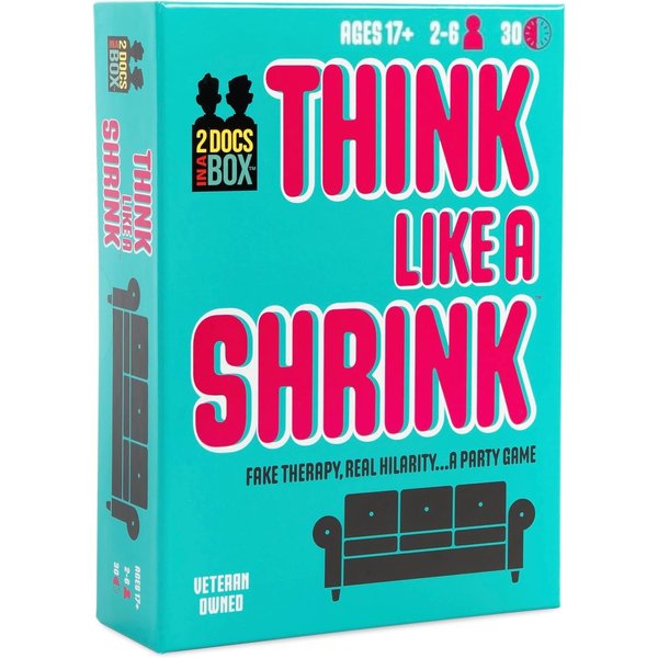 DOOZYGAMES Think Like A Shrink - Psychology Skills Put to Test - Board Games for Adults and Family, Card Games for Family Game Nights, 2-6 Players