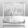 KATE POSH -to The World You are a Mother, to Our Family You are The World - Engraved Keepsake and Paperweight Special Mom Gifts - Gifts for Mother - Gifts for Mom