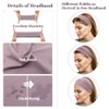 Z-CHARMMY Head Bands for Women's Hair Non Slip, Wide Headbands for Women, Sweat Headbands for Women Workout, 12 Pieces