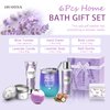Gifts for Women, Birthday Gifts for Women Spa Gifts Baskets for Women Bubble Bath for Women Lavender Gifts for Mom Her Female Sister Mother Teacher Wine Tumbler Purple Gifts