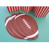 Football Party Napkins - 100 Pack Disposable Football Shape Paper Napkins 5" x 7.5" Perfect for Super Bowl, Tailgating, Sports Theme Birthday Party Decoration