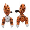 4D Walking Balloons Animal Foil Balloon Lion Panda Alpaca Turtle Cow Horse hippo leopard Ballon Jungle Forest Zoo Theme Baby Shower Birthday Party Supplies (4D Tiger)