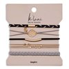 K’lani - Hair Tie Bracelets for Women - Dual-Use Bracelet and Hair Tie - Stylish Ponytail Hair Accessories - (Inspire) Set of 5 - (L)