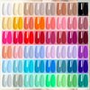 Saviland 48 Colors Nail Art Gel Paint Kit - 63Pcs Solid Gel Nail Polish Kit with Nail Art Painting Gel and 15pcs Gel Nail Art Brushes for Nail Art Design Manicure DIY at Home & Nail Salon