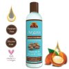 OKAY | Argan Leave In Conditioner | For All Hair Types & Textures | Restore, Hydrate & Smooth Hair | With Coconut, Almond, & Aloe Vera | Free Of Parabens, Silicones, Sulfates | 8 Oz