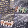 8 Sheets English Letters Nail Stickers for Nail Art Zodiac Letter Nail Art Stickers Gold Silver Pink Twelve Constellation Nail Design Stickers 3D Self-Adhesive Letter Nail Decals for Nail Tips Decor