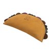 TACO DOG, Taco-Shaped Dog Chew Toy, Accessory for Puppies, Active Chewers, Full Grain Leather, Handmade, Old Tobacco