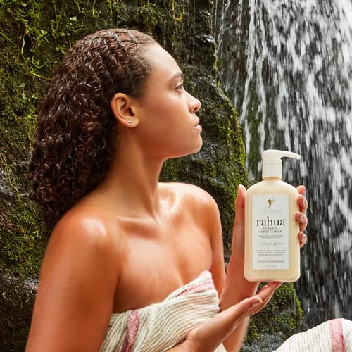 Rahua Classic Conditioner Lush Pump 14 Fl Oz, Made With Organic Ingredients for Healthy Scalp and Hair, Safe for Color Treated Hair, Shampoo with Palo Santo Aroma, Best for All Hair Types