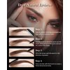 12Pcs Waterproof Brown Eyebrow Pencil Set, Professional Brow Micro Eyebrow Retractable Pencil, Ultra Fine Long Lasting for Perfect Eye Liner Brows Women Eye Makeup Shaping & Filling Brow Gel Pen- 03
