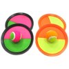 YMCtoys Toss and Catch Ball Game Set Paddle Game 2 Set (4 Paddles, 2 Balls)