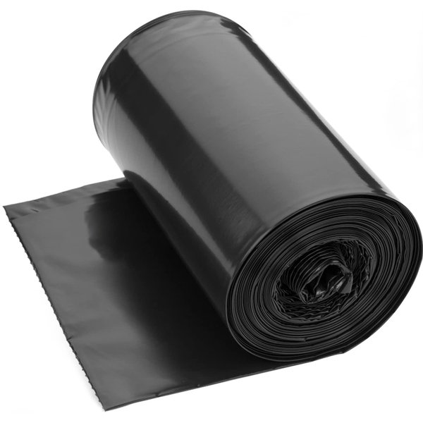 Waikas Kitchen Trash Bags 13 Gallon, 20 Counts, Flag Garbage Bags with No Flaps and No Ties, 60cm*80cm, 16.8g/pcs, Unscented, Black