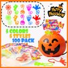 Halloween Treats Non Candy Bulk for Kids, Sticky Hands Party Favors Supplies for Toddlers-100 Pack,Halloween Birthday Basket Goodie bag Stuffer Fillers,Bulk Classroom Prizes Toys Gifts for Boys Girls
