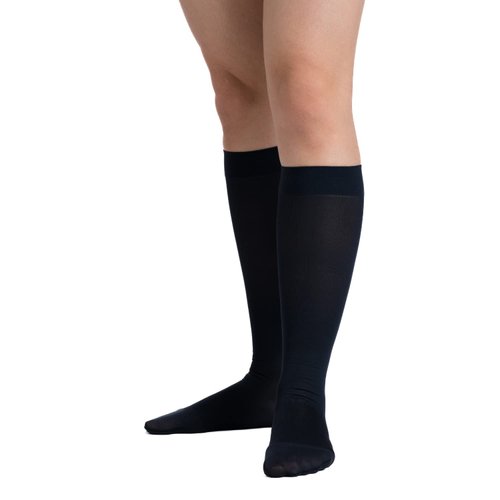 EvoNation Men & Women Knee High 30-40 mmHg Graduated Compression Socks – Extra Firm Pressure Compression Garment