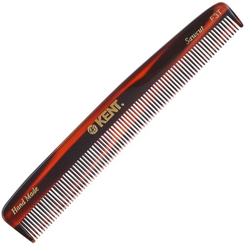 Kent F3T Fine Tooth Comb for Hair Care/Parting Comb and Combs for Men and Combs for Women - Dandruff Hair Comb/Kent Mens Combs for Hair Fine Teeth Comb Hair Comb Fine/Men Comb Comb for Women