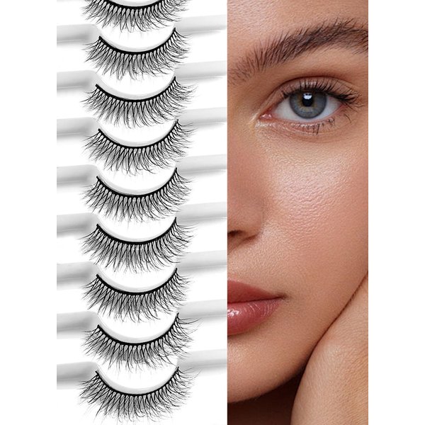 sawkit Classic Lash Extensions – 5-12mm Fake Eyelashes – Luxurious Natural Mink Lashes Eyelash Extensions – Comfortable and Easy to Apply – High-End Fiber Lashes for Superior Volume