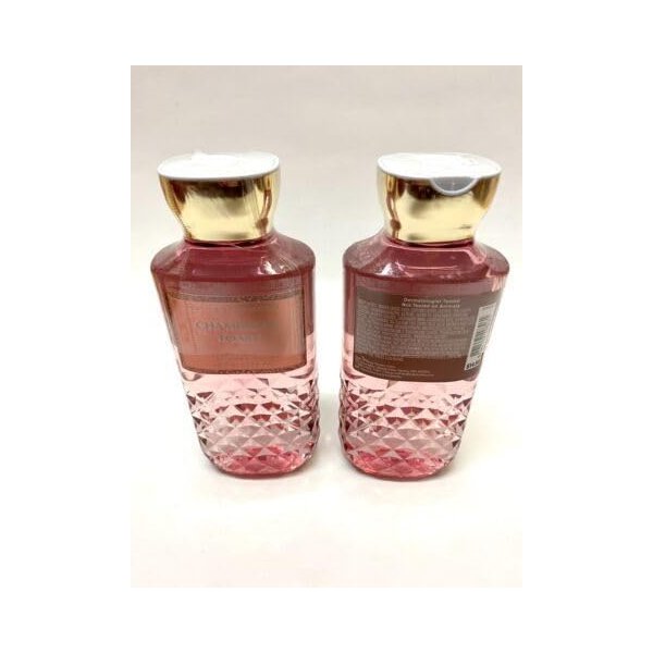 2 Champagne Toast Shower Gel bath body 10 fl oz