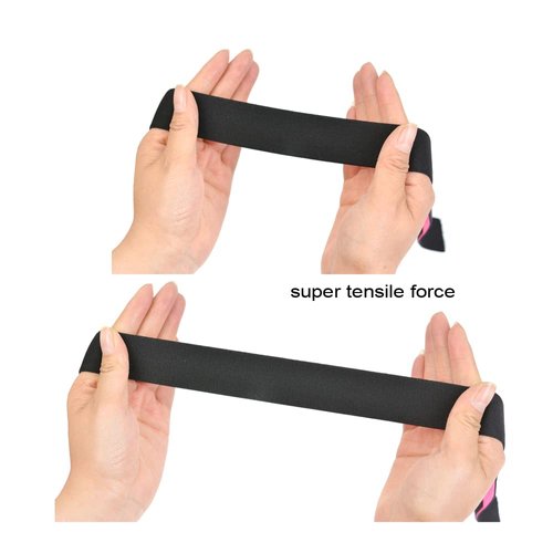 YANTAISIYU 5pcs Wig Elastic Bands Lace Melting Band for Wigs Adjustable Grip Band for Lace Front Wig Non-Slip Wig Wrap Band (3.0cm)