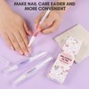 Makartt 3Pcs Cuticle Oil Pen Nail Care Set, Nail Cuticle Revitalizer Oil 5ML Nail Repair Oil Cuticle Softener Nail Moisturizer Cuticle Care Kit for Acrylic Nail Oil For Manicure w/Vitamin E