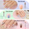 Beetles Nail Art Brushes Set Gel Polish Nail Art Design Pen Painting Tools with Detail Brush, Gradient Brush and Nail Round Pen for Salon DIY at Home Manicure