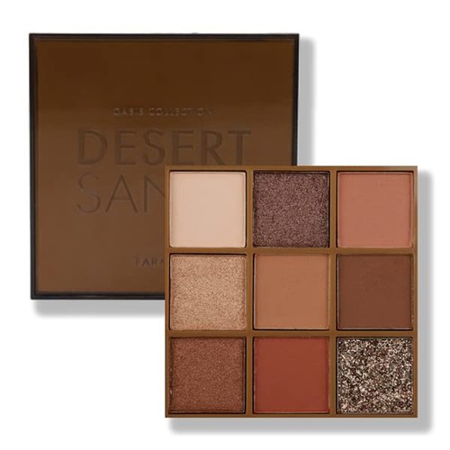 FARMASi Oasis Collection Eyeshadow Palette, Makeup Eye Shadow, Versatile Eyeshadow Palette for Hypnotizing From Soft to Intense, Matte & Shimmery Finishes, 0.28 oz, Desert Sands