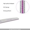 25 Pcs 100/180 Grits Nail File,Washable Double Sided Fingernail Files,Nail Files for Acrylic Nails,Professional Emery Boards for Natural,Gel Nails,Nail Styling Tools for Home and Salon Use