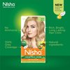 Nisha Creme Permanent Hair Color 100 percent Gray Coverage Hair Dye Easy to Apply Long Lasting Hair Colouring For Ultra Soft Deep Shine Conditioning With Natural Herbs Pack of 3 (Ultra Blonde)