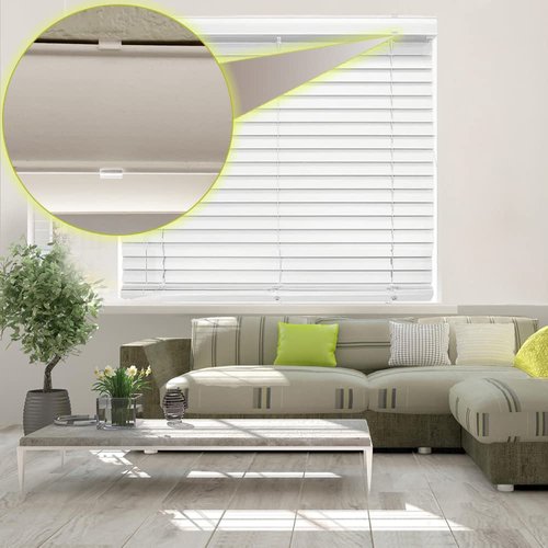 Valance Clips for Blinds, 2.5 Inch Valance Clips, Clear Plastic Valance Clips, Hidden Valance Clips for Horizontal Blind Valance (6 PCS)