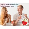 Lasubst Egg Timer for Boiling Eggs Soft Hard Boiled Egg Timer That Changes Color When Done,Red