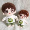niannyyhouse 20cm Plush Doll Clothes Green Monster Suit Coat T-Shirt Pants 8in Doll Dress up (Green, 20CM)