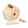 Melissa & Doug Created by Me! Birdhouse Build-Your-Own Wooden Craft Kit | DIY Bird House Kit For Kids