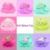 30Pack Butter Slime Kit with Cute Charms,Soft and Non-Sticky Stress Relief DIY Educational Toy Party Favors Christmas Birthday Gift for Kids Boys Girls