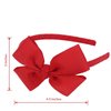MEEDEE Toddler Red Headband Headband With Bow Headband Bows For Girls Headband Grosgrain Ribbon Headband For Toddlers Kids Party Decoration Cosplay Costume Headwear Makeup Handmade Hair Band