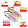 PROBEROS Fishing Lures Spoons - Metal Casting Fishing Spoon - Bass Hard Lure Blade Fish Baits Set Gold Silver
