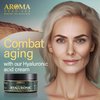 AROMA DEAD SEA Hyaluronic Acid Face Cream - Anti Aging Cream, Day & Night Facial Moisturizer With Dead Sea Minerals for Face, Anti Wrinkle & Hydrating Face Moisturizer - 100ml