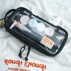 Rough Enough TSA Approved Toiletry Bag Clear Travel Toothbrush Case Shaving Kit Bag Organizer Pouch for Men Women