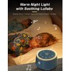 Dreamegg D1 Sound Machine - White Noise Machine with Baby Night Light for Sleeping, High Fidelity Sounds, Timer & Memory Feature, Sound Machine for Baby Adults, Home, Office, Travel (Navy Blue)