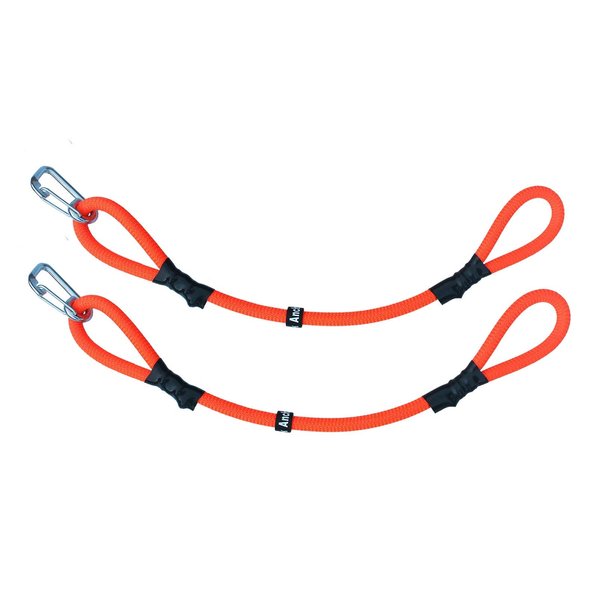 Anchor Shock Bungee Line Boat Mooring Rope, Dock Shock Absorber Kit, 2 Pack (24 Inch), Accessories for Pontoon, Kayak, Jet Ski Protection