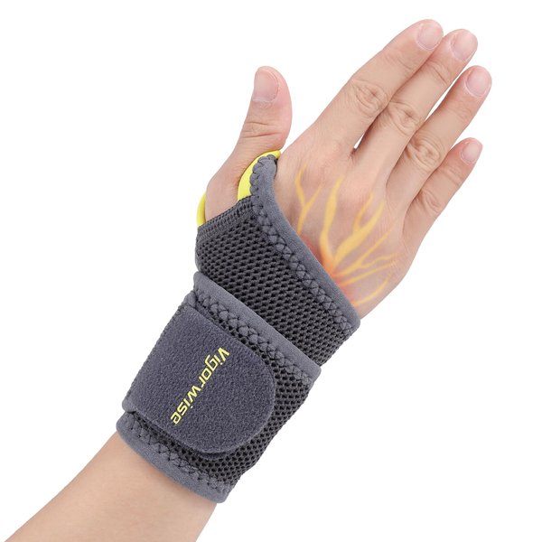 Vigorwise Wrist Brace, Breathable Nylon Wrist Support Brace Fits Left Right Hand, Wrist Brace for Carpal Tunnel, Compression Wrist Brace for Tendonitis Carpal Tunnel Relief