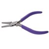 The Beadsmith Flat Nose Pliers – 4.5 inches (114mm) – Purple Vinyl Grip Handle with Double Leaf Springs – Jewelry Making Tool for Creating Bracelets, Earrings and Necklaces