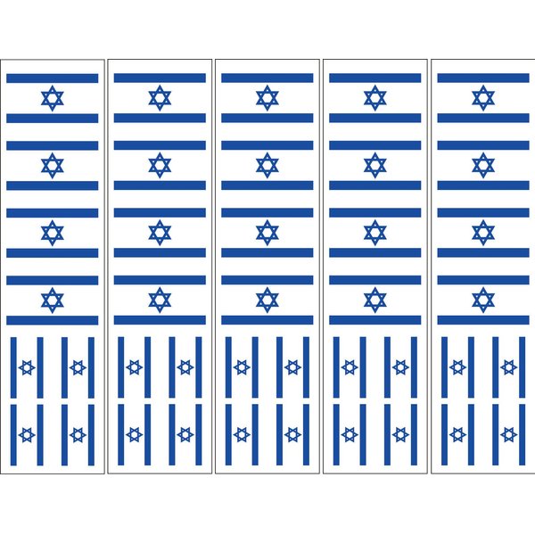 40 Tattoos: Israeli Flag, Israel Party Favors