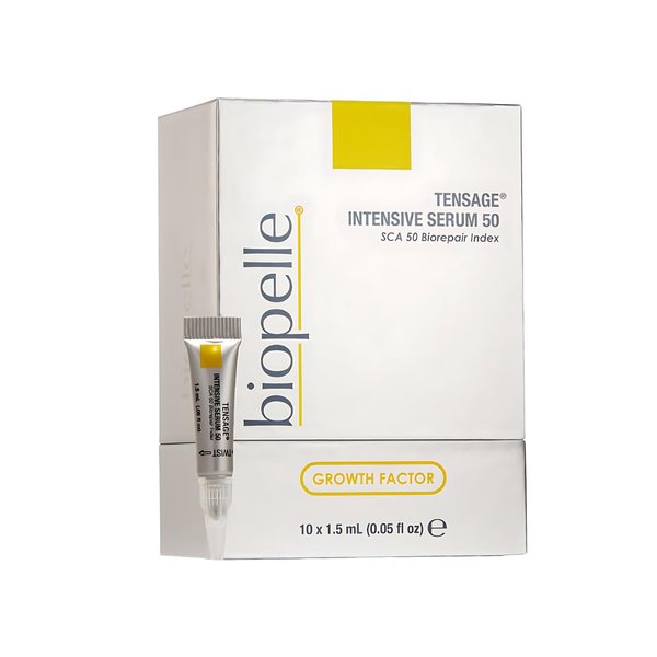 Generic BiopelleBrand Tensage Growth Factor Intensive Serum 50, 10 Count(1.5ml) 0.05oz, Facial Serum with SCA 50 Biorepair Index