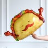 138Pcs Mexican Fiesta Balloon Arch Garland Kit Llama Sombrero Taco Cactus Foil Balloons for Mexican Themed Party Cinco De Mayo Taco Coco Birthday Carnival Baby Shower Decorations (Style 1)