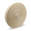 BornFeel Natural Cotton Twill Tape 55 Yards 1 Inch Bunting Bias Tape Herringbone Webbing Tape Roll for Apron Sewing Dressmaking Craft (Natural White)