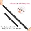 WIGNEE Elastic Band For Wigs With Adjustable Strap Sewing for Wig Making Wig Band For Wig Making elastic band for wig band Steady Secure 12X1 Inch (10 PCS)