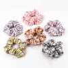 Scrunchies for Hair Plaid Elastic Hair Ties Ponytail Holder Hair Bands for Women Accessories Bandana Scrunchies
