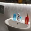Amagle LED Dual Mode Motion Night Light, Flexible Strip Lights with Sensor Closet Light for Bedroom,Kitchen,Wardrobe,Cabinet,Stair,Mirror,Nature White 4000K (AAA Batteries Operated, Not Included)